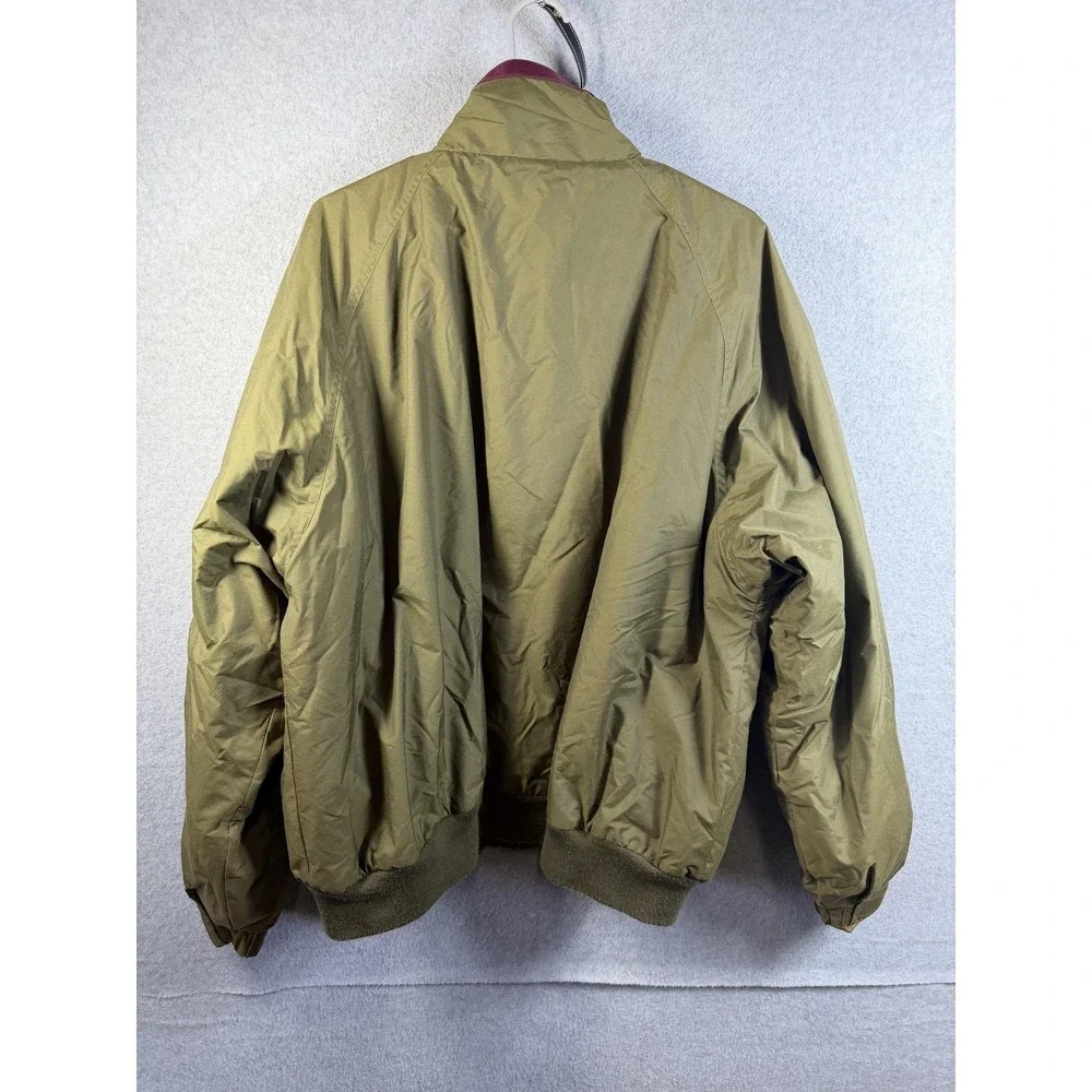 Remington Jacket Mens 2XL Green Nylon Bomber Outdoor Hunting Lined Zip Pockets